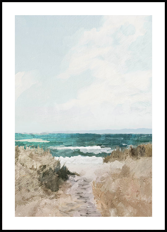 Beach Path Plakat - Posterbox