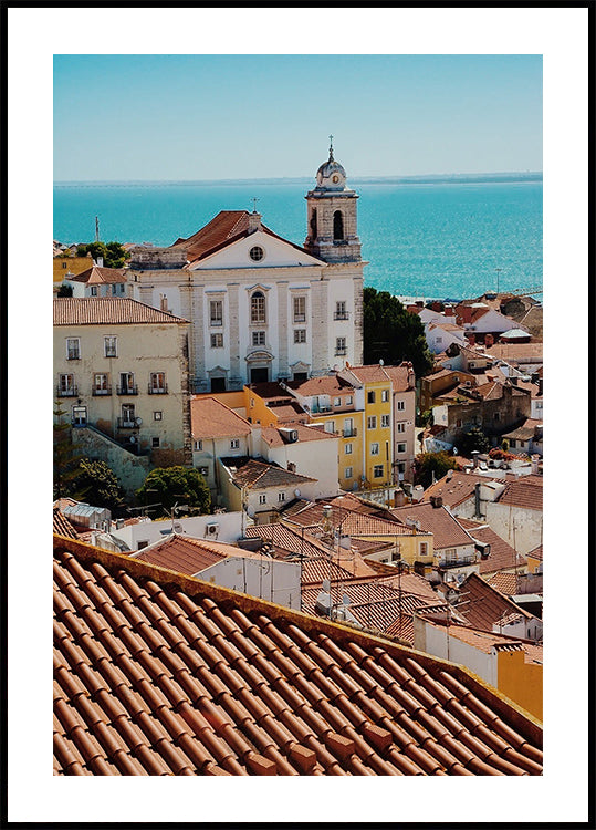 Terracotta Rooftops And Historic Architecture Plakat - Posterbox
