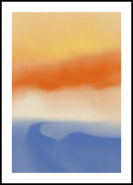 Abstract landscape in vivid colors (NEW) - Posterbox