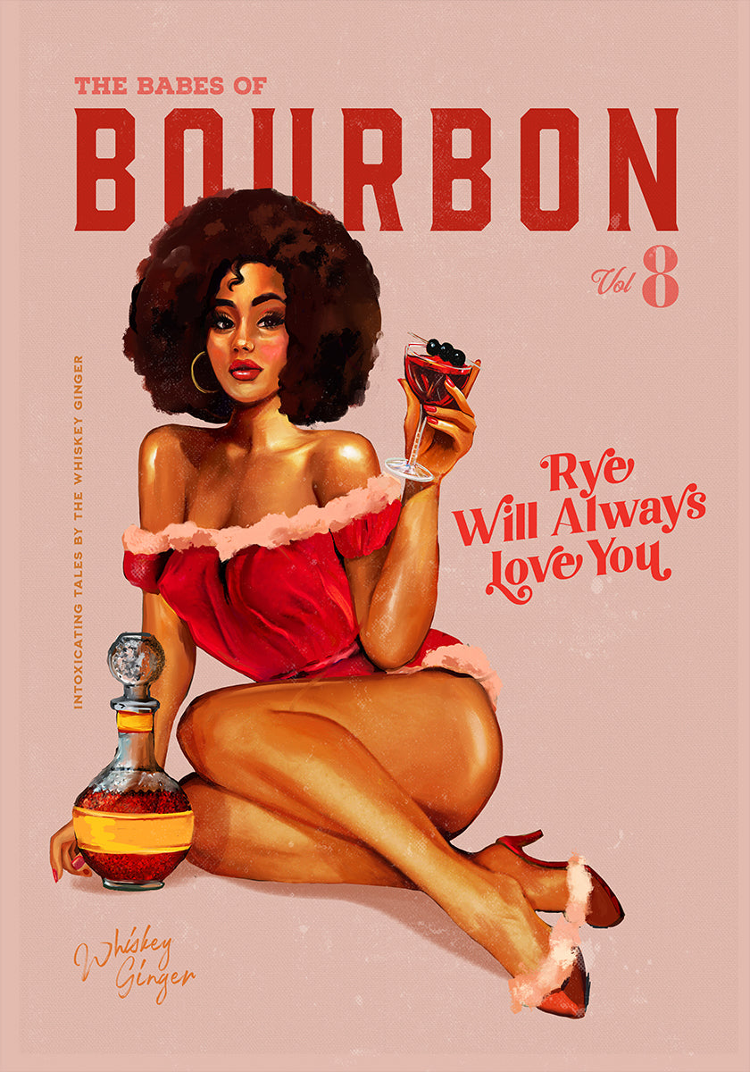 Babes of Bourbon Vol 8 Vintage Pinup Girl With Afro (NEW) - Posterbox