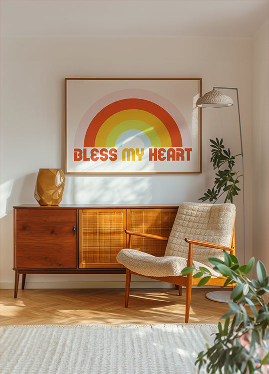 Bless My Heart Rainbow (NEW) - Posterbox