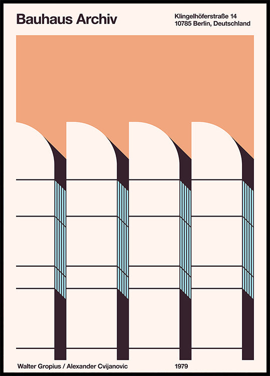 Bauhaus Archiv Plakat - Posterbox