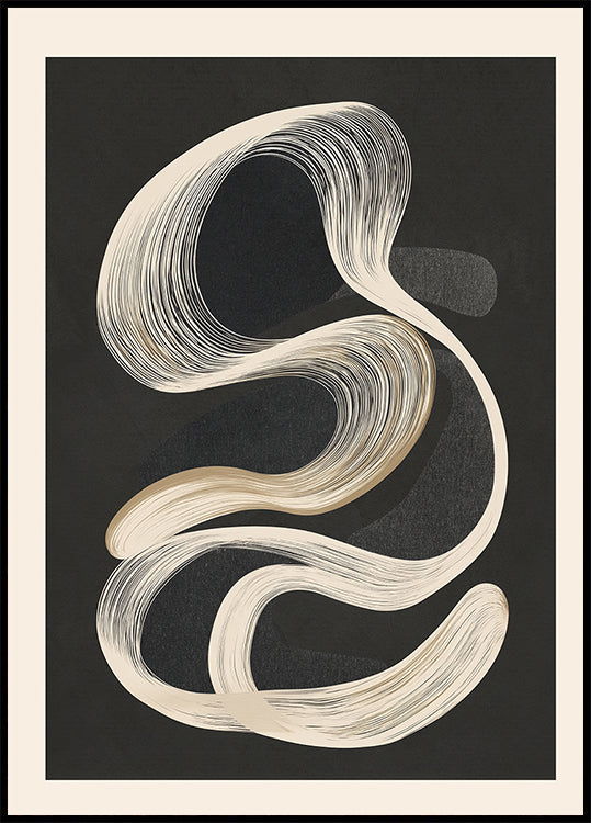 Abstract Line Movement Plakat - Posterbox