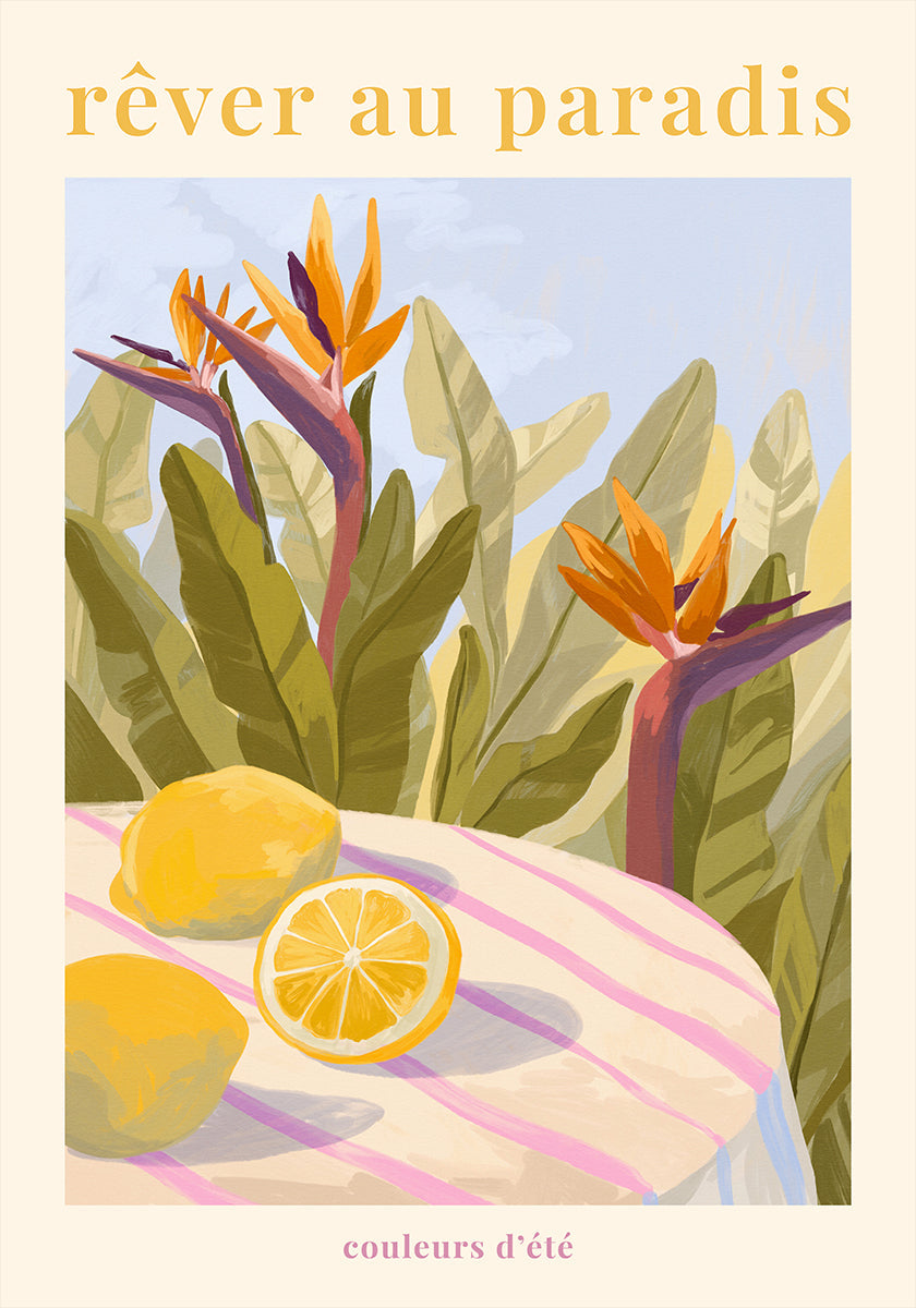 Rêver Au Paradis -  Lemon (NEW) - Posterbox