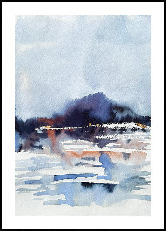 Misty Lake Reflections Plakat - Posterbox