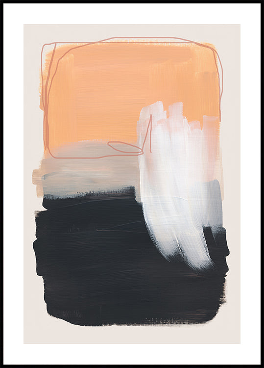 Abstract Brush Strokes 122 Plakat - Posterbox
