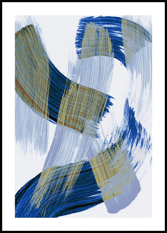 Abstract Brush Strokes 13 Plakat - Posterbox