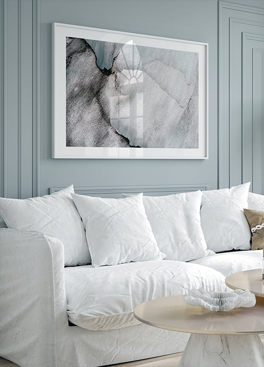 Abstraktní tvary krajiny #4 plakát