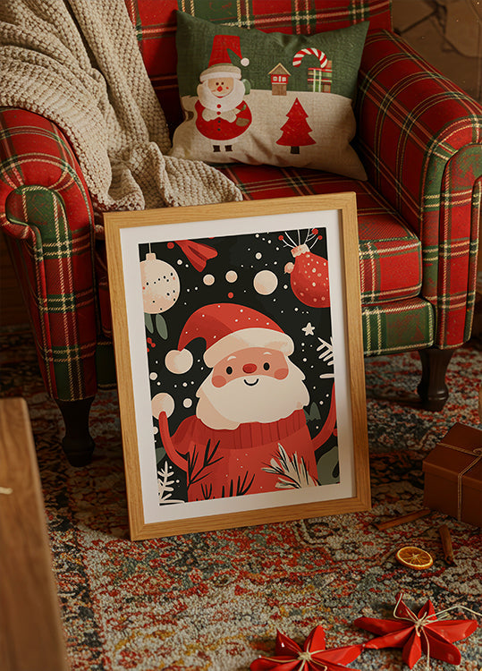 Šťastný Santa plakát