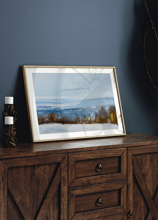 Zimní pohled plakát