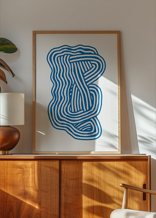 Čárová grafika Sochařský plakát