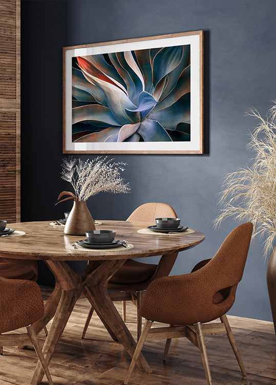 Plakát barvy v listech