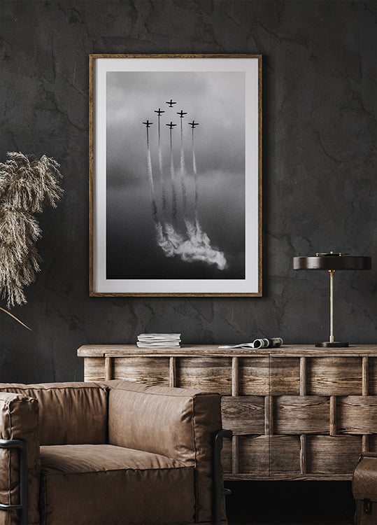 Šest na cloudovém plakátu