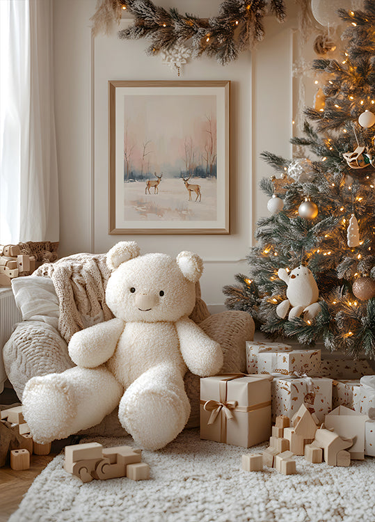 Plakát Jelen v zimě