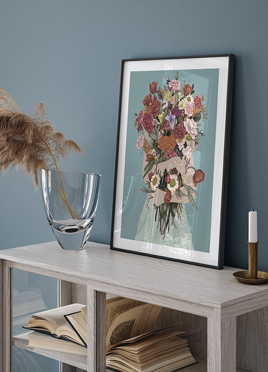 Shromažďování velkého plakátu Garden Teal