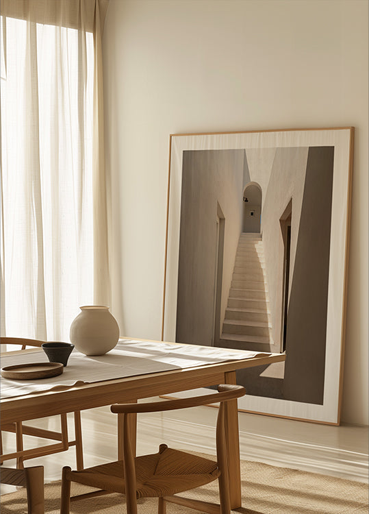 Schodiště Ke Světlu Plakát