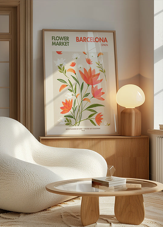 Plakát Barcelona Blooms