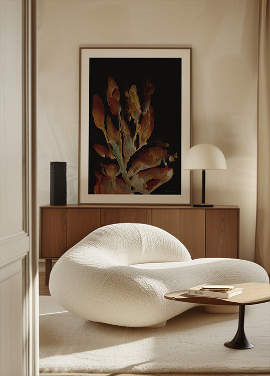 Noční rostlina plakát