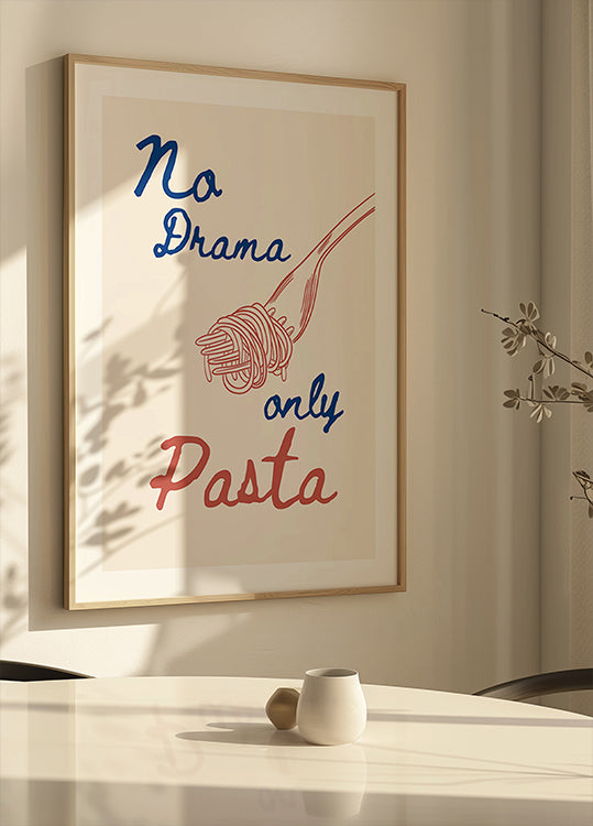 Žádné drama pouze těstoviny, Ilustrace + Text