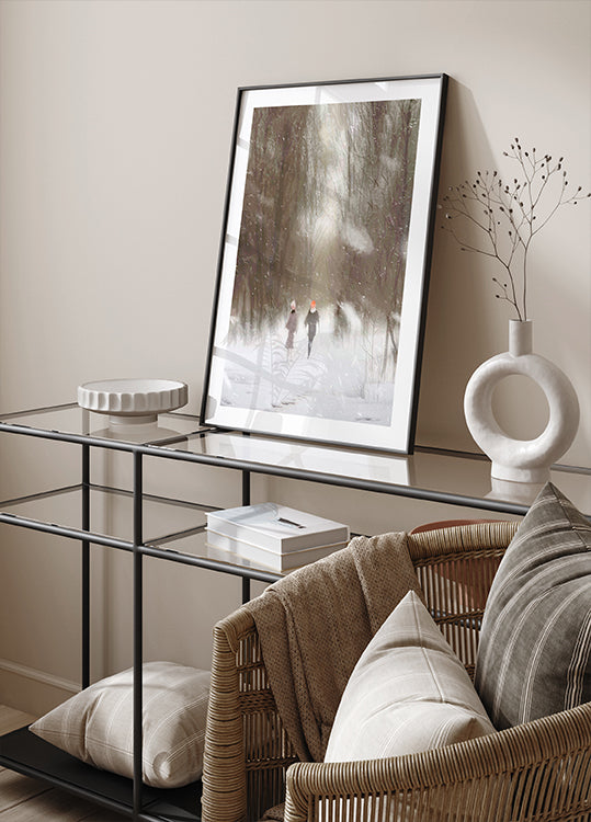 Užijte si zimní plakát