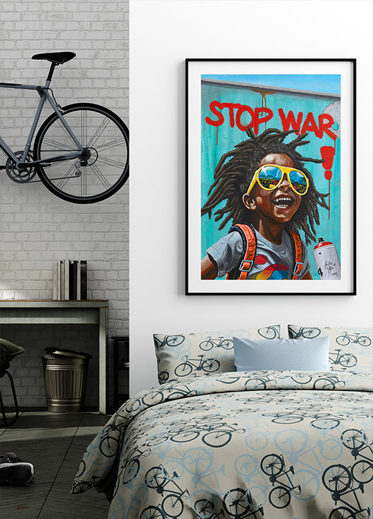Plakát Stop War