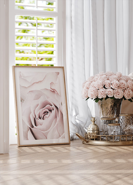 Plakát Pink Rose No 05