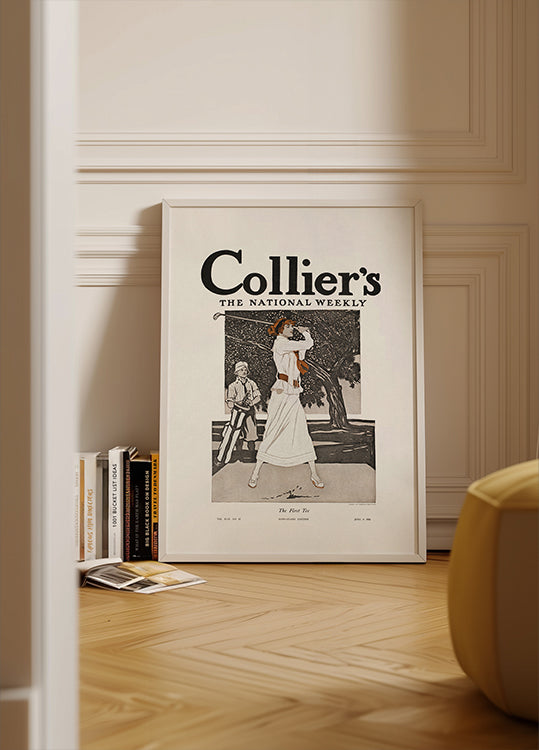 Collier's, National Weekly, the First Tee (1912) Plakát