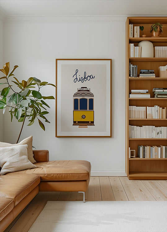 Plakát Lisabonské tramvaje