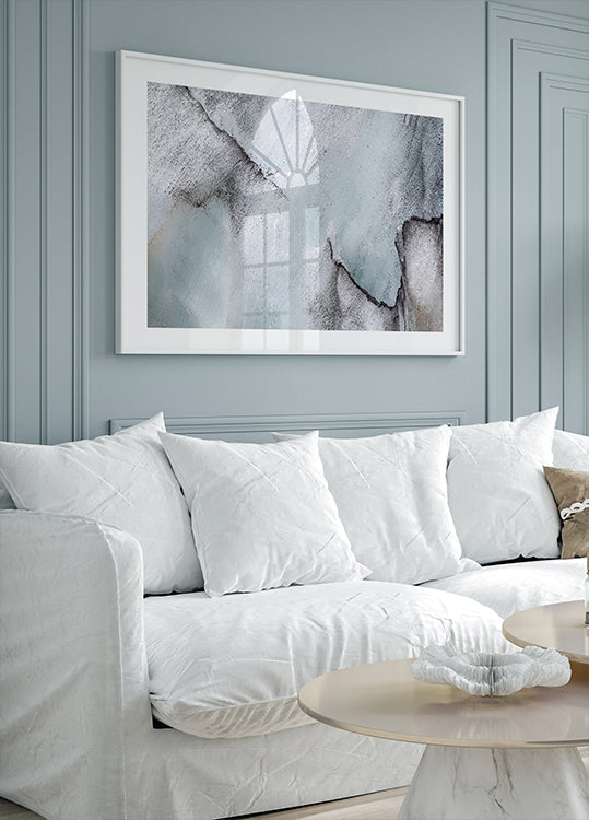 Abstraktní tvary krajiny #3 plakát