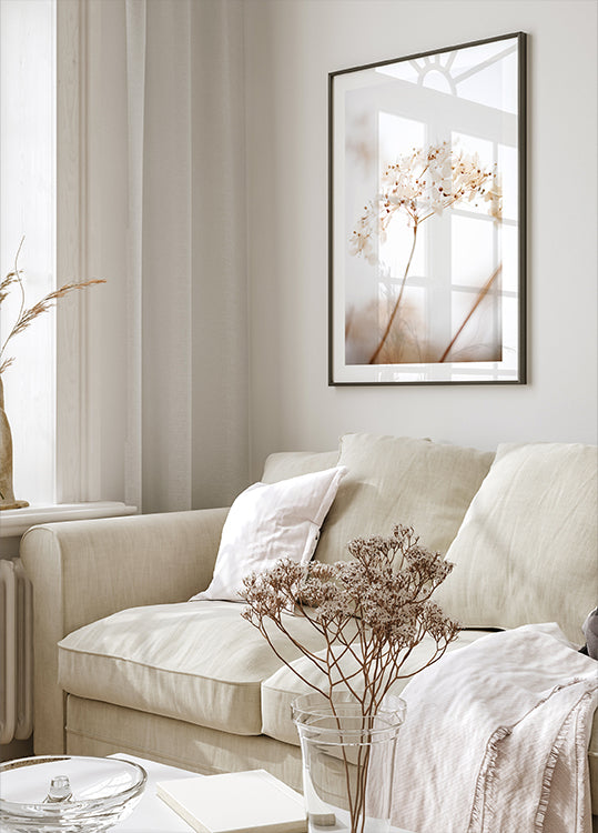 Měkký sušený květ_hnědý