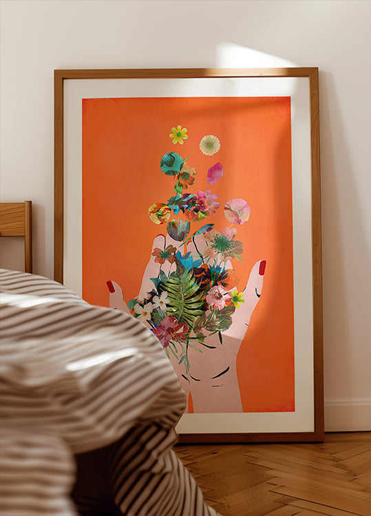 Květinové vydání plakát