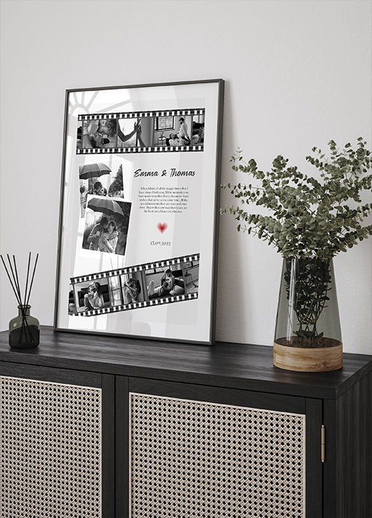 Výročí Film Photo Collage Plakát