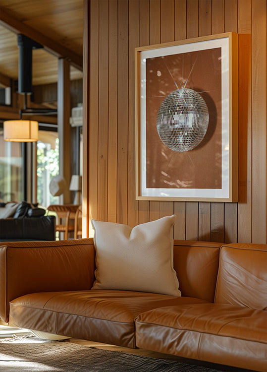 Oranžová disco koule (NOVINKA)