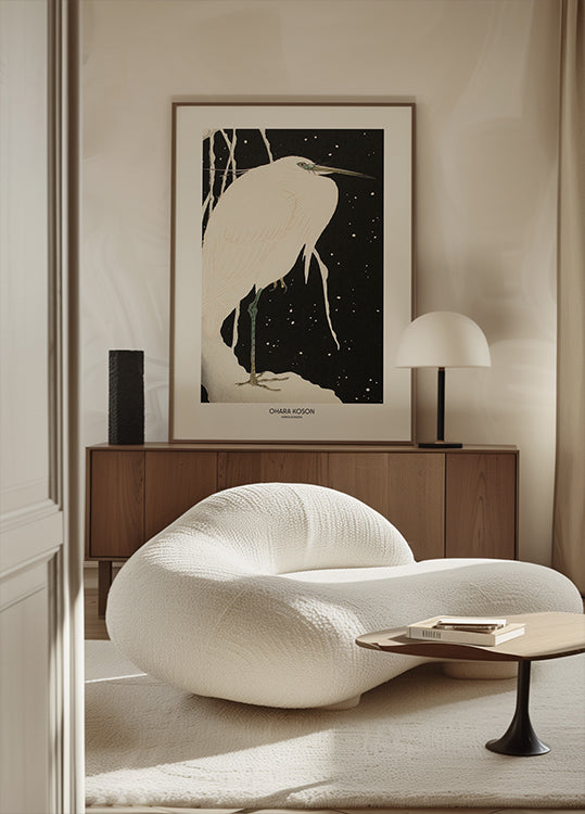 Volavka Ve Sněhu Plakát