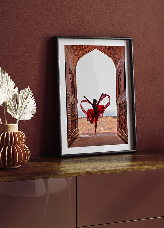 Plakát srdce Taj Mahal