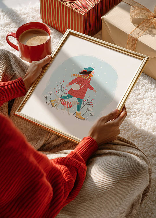 Zimní procházka plakát