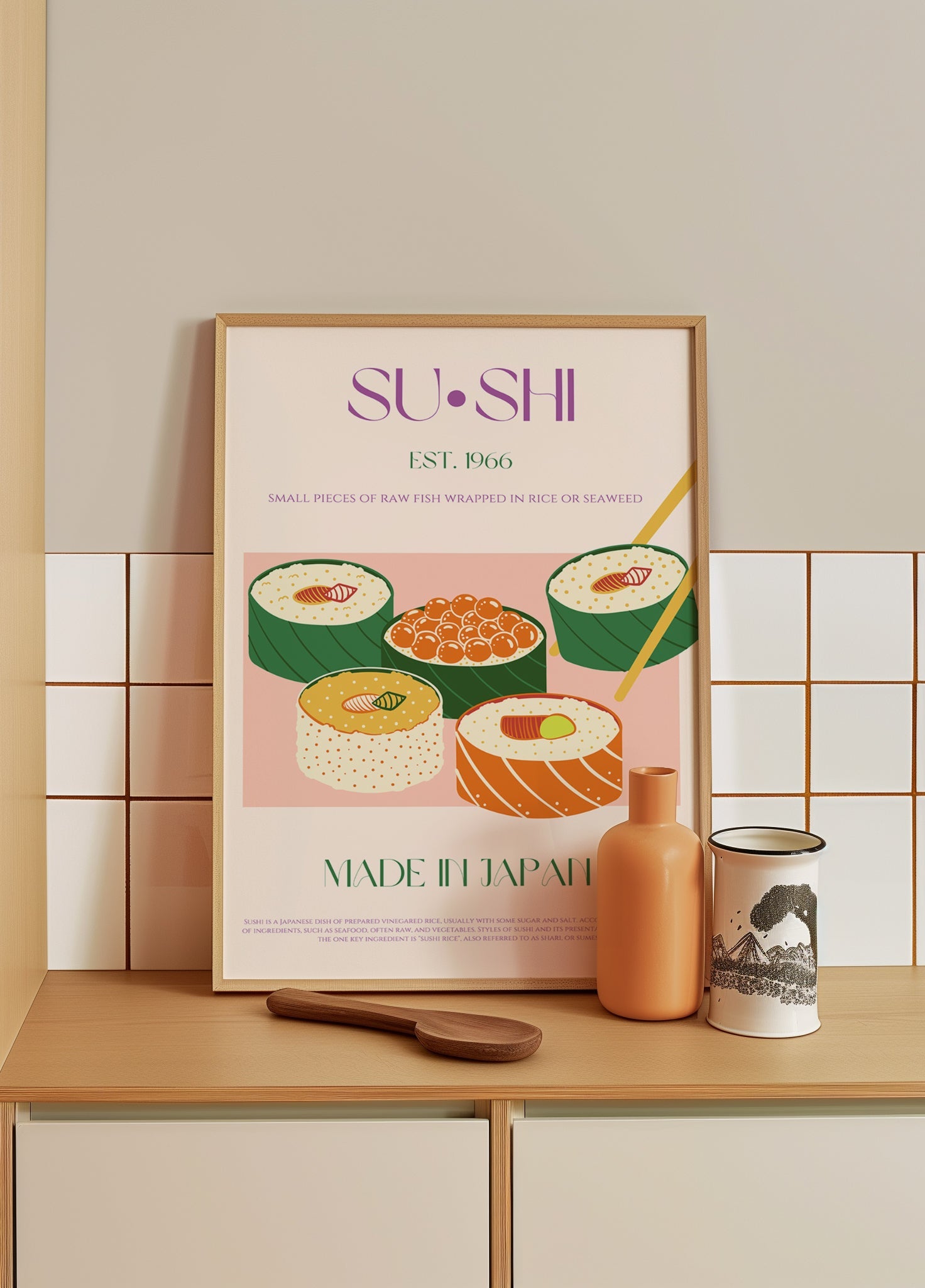 Plakát sushi potěšení