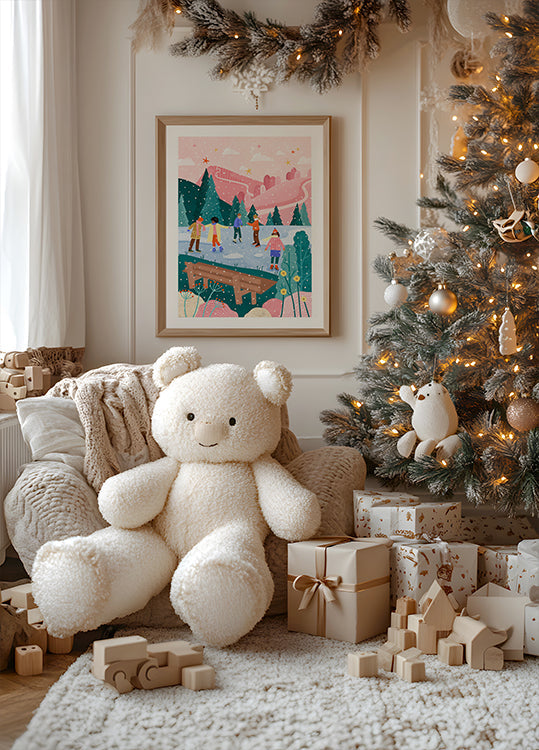 Lidé bruslení plakát