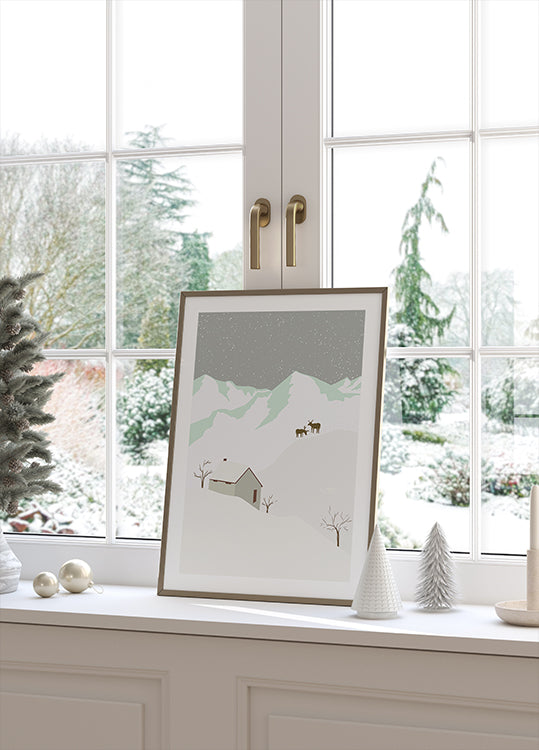 Zimní pohled plakát