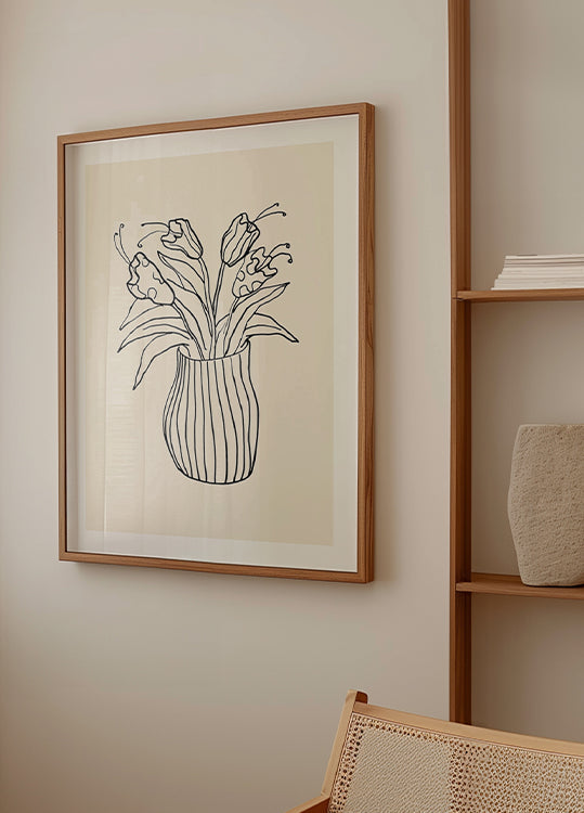Váza Sketch Plakát