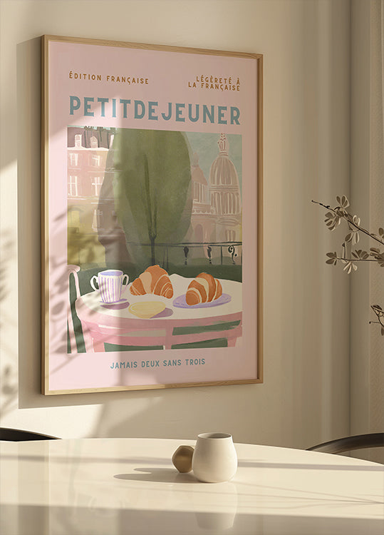 Petit Dejeuner, Croissanty, Paříž, Pastel