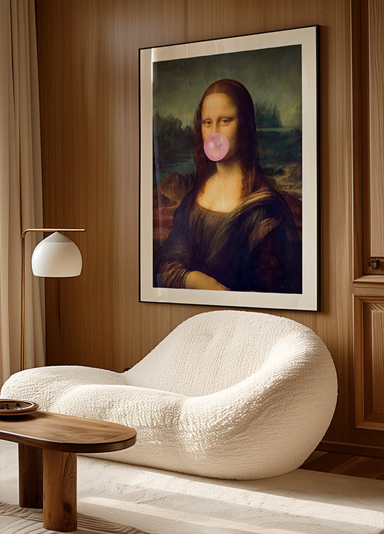 Žvýkačkový plakát Mona Lisa