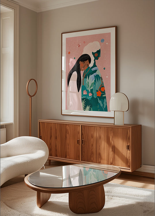 Plakát kosmického spojení