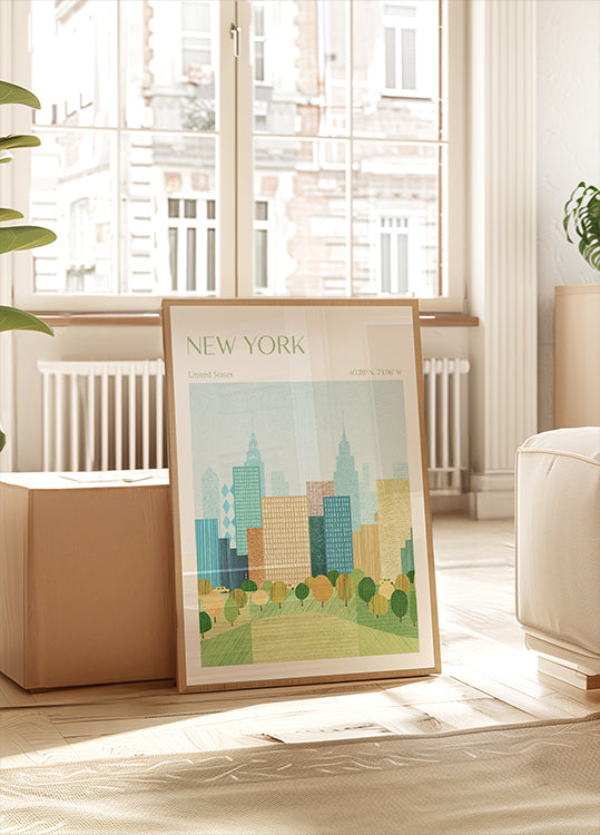 Plakát New York, Central Park