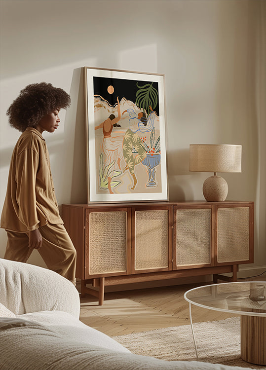 Plakát měsíčního tance