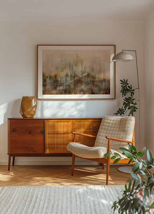 Večerní město plakát