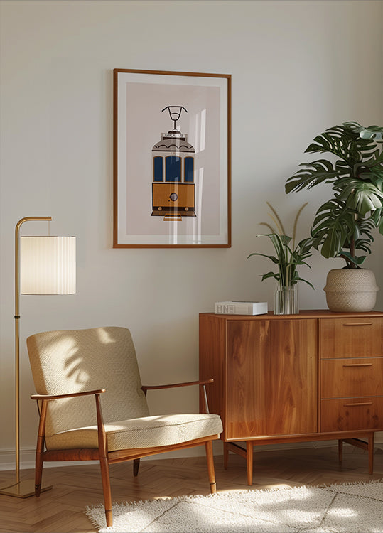 Plakát Lisabonské tramvaje