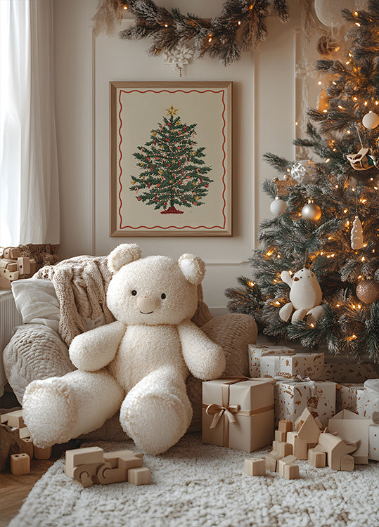 Vánoční strom plakát