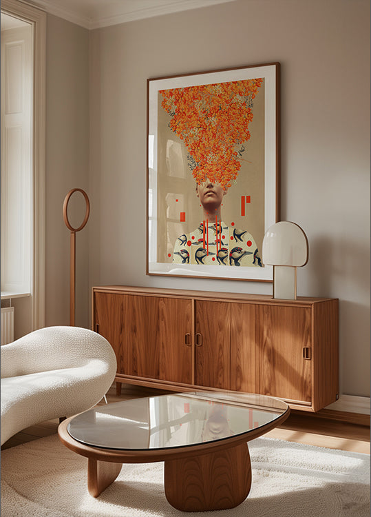 Ptačí let Na Podzim Plakát