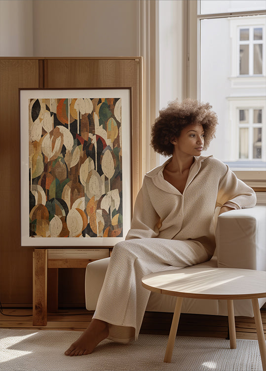 Plakát Mosaic Forest Vibrance